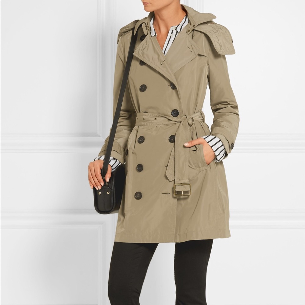 Burberry balmoral trench coat packable sz 6